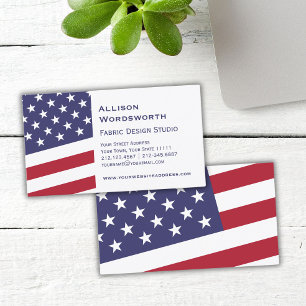 American Flag - Celebrate the USA Business Card