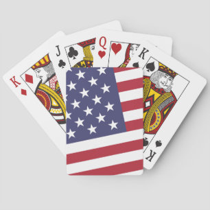 American Flag - Celebrate the USA - July 4 Classic Playing Cards