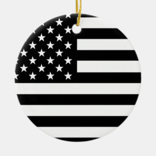 American Flag Ceramic Tree Decoration