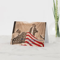 American Flag Circa 1890's Photograph and quote