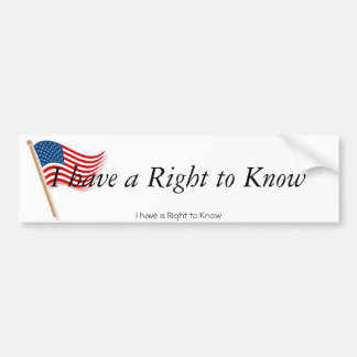 american-flag-clip-art-waving-waves, I have a R... Bumper Sticker