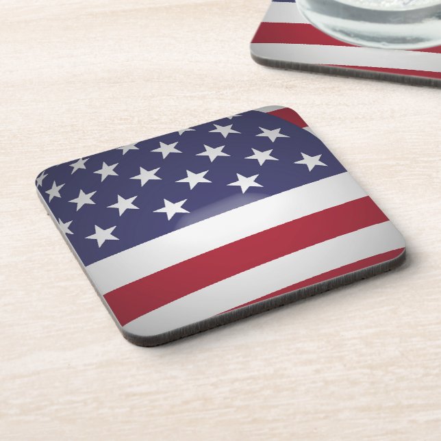 AMERICAN FLAG COASTER (Left Side)