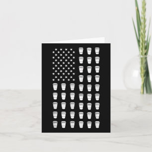 American Flag Coffee Cups Usa Patriotism Patriot L Card