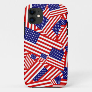 American Flag Collage iPhone 11 Case