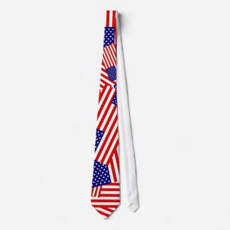 American Flag Collage Tie