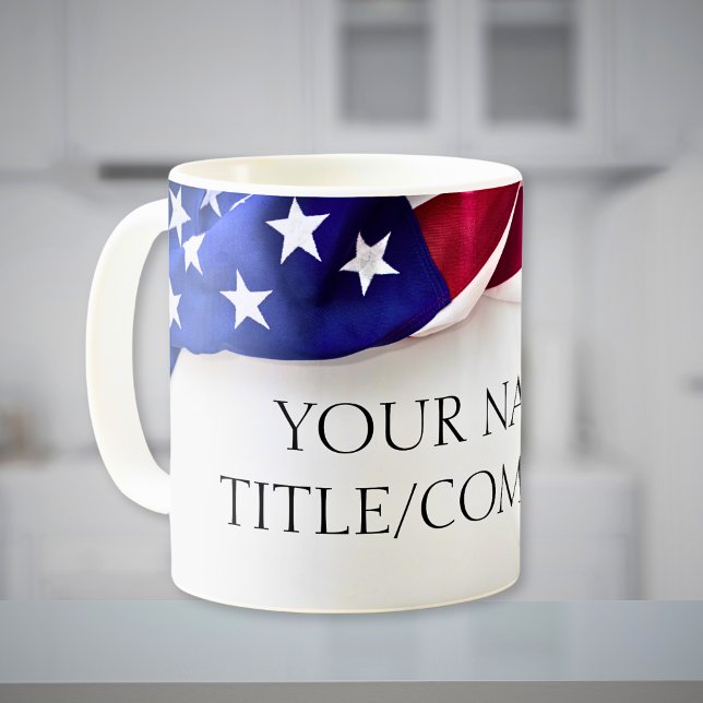 American Flag Company Name  Coffee Mug (American Flag Company Name Coffee Mug)