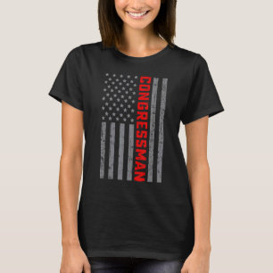 American Flag Congressman US Flag Vintage For Men T-Shirt