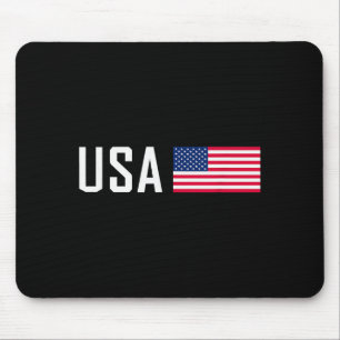 American Flag Cool Patriotic Men Women 4th Of July Mouse Mat