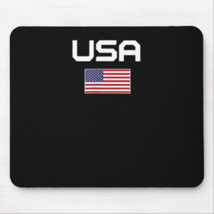 American Flag Cool Patriotic Men Women 4th Of July Mouse Mat