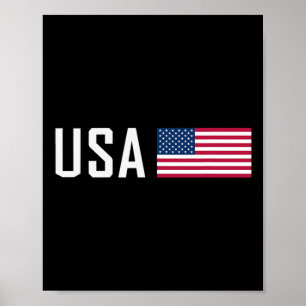 American Flag Cool Patriotic Men Women 4th Of July Poster