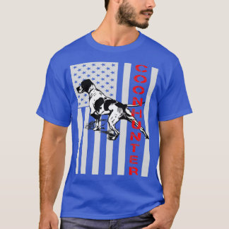American Flag Coon Hunting  T-Shirt