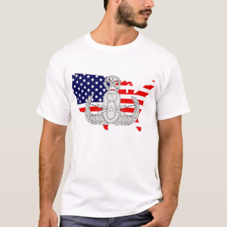 American Flag Country w/EOD Badge T-Shirt