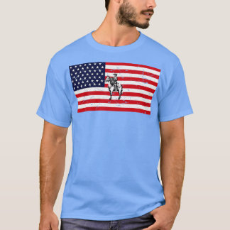 American Flag Cowboy T-Shirt