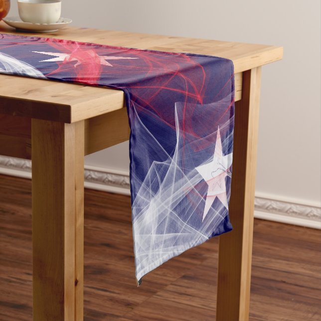 American flag Custom Table Runner (In Situ)