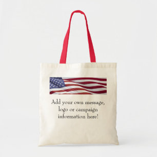 American Flag Customisable Bag
