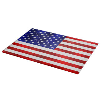 American Flag Cutting Board