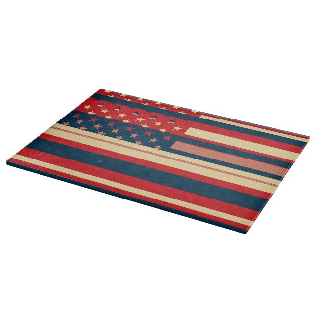 American Flag Cutting Board (Corner)