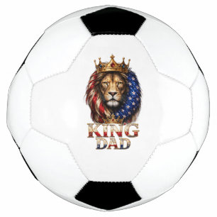 American Flag Dad Lion Football