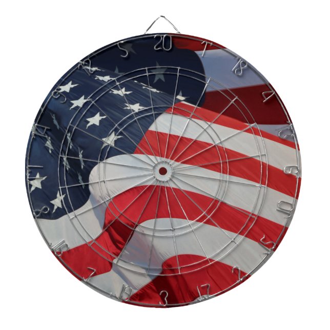 American Flag Dart Board (Front)