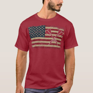 American Flag Darts I Proud USA Dart Player T-Shirt
