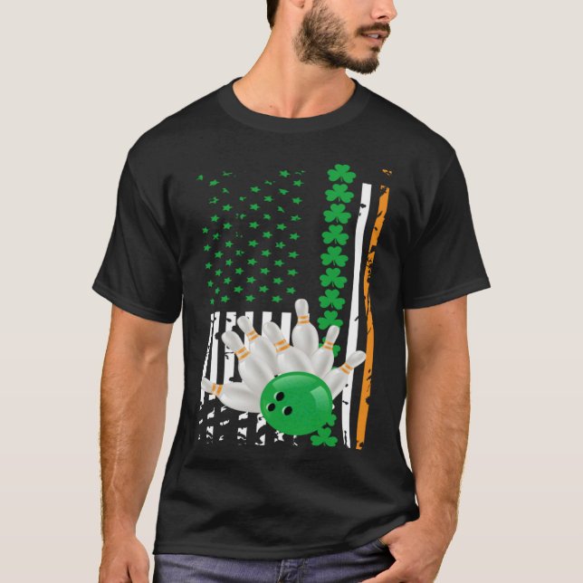 American Flag DayIrish American Bowling Flag for U T-Shirt (Front)