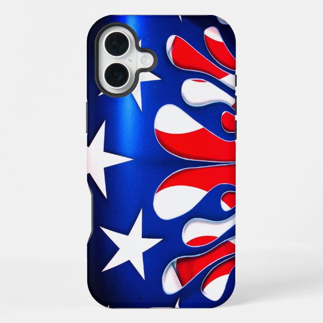American Flag Design Phone Case (Back)