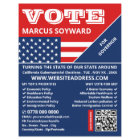 American Flag Design, Political Campaigner Advert