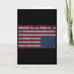 American Flag Distress Upside Down United States U Card