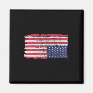 American Flag Distress Upside Down United States U Magnet