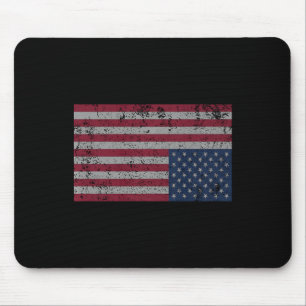 American Flag Distress Upside Down United States U Mouse Mat