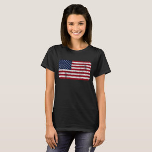 American Flag Distressed T-Shirt