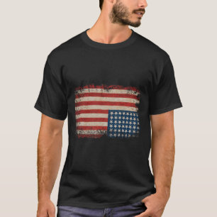 American Flag Drum Drumset 4th Of July Usa Patriot T-Shirt