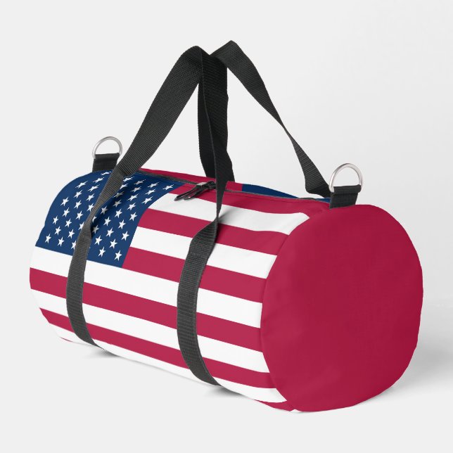 American flag duffle bag (Left Corner)