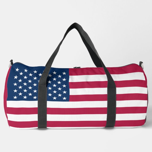 American flag duffle bag (Front)