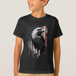American Flag Eagle 4th Of July Independence Day P T-Shirt