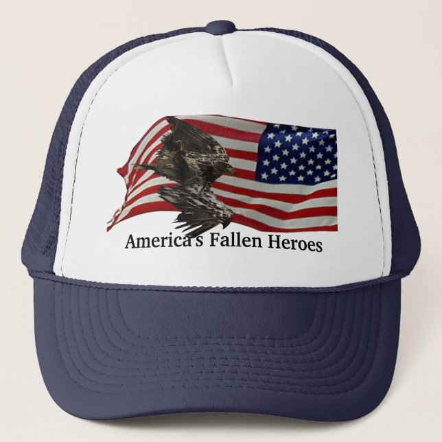 AmerIcan Flag & Eagle Hats (Front)