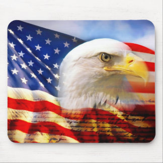 American Flag/Eagle Mouse Pad