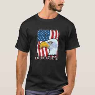 American Flag Eagle Mullet 4th Of July Merica Prid T-Shirt