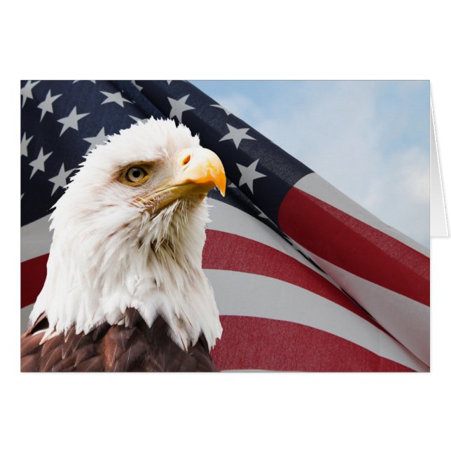 American Flag Eagle Patriotic (Front Horizontal)