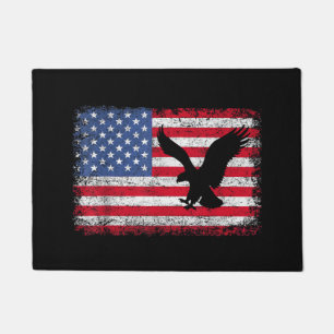 American Flag Eagle USA Doormat
