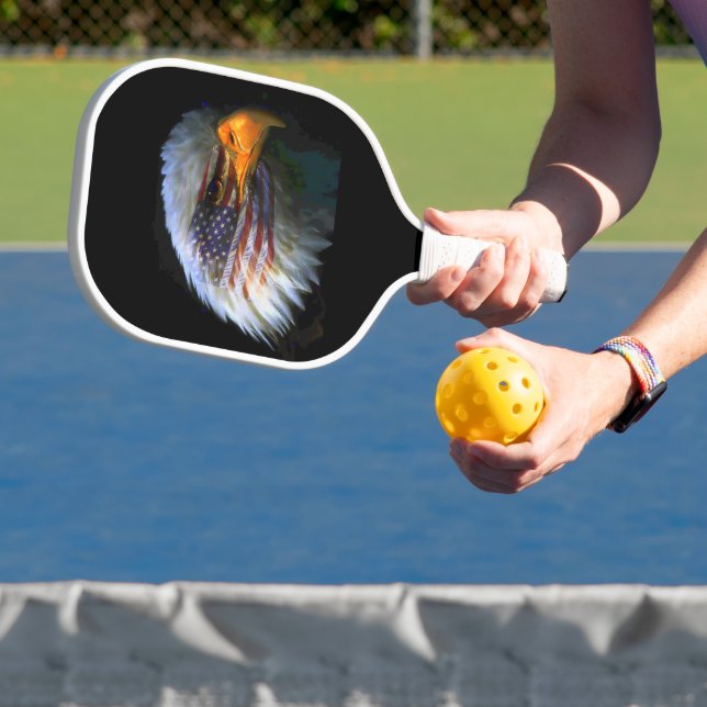 American Flag Eagle USA  Pickleball Paddle (Insitu)
