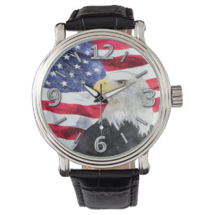 AMERICAN FLAG & EAGLE WATCH