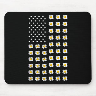 American Flag Egg Food Usa Patriotism Patriot Sold Mouse Mat