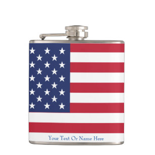 American Flag Elegance: Honouring the USA Nation Hip Flask
