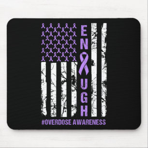 American Flag Enough Endoverdose International Awa Mouse Mat