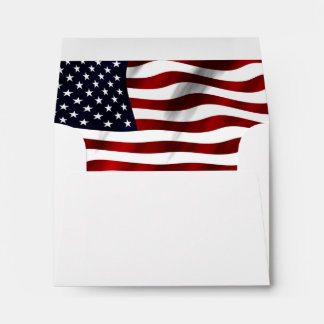 American Flag Envelope