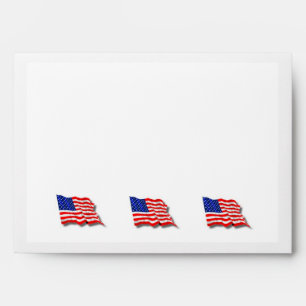 American Flag Envelope