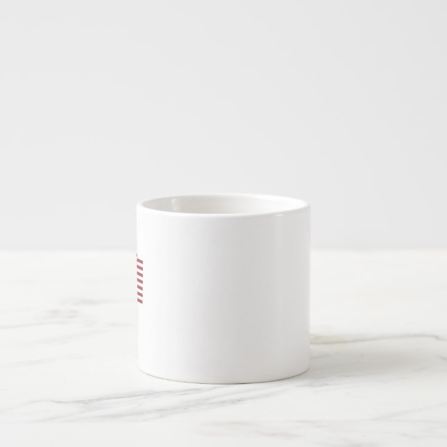 American flag espresso cup (Front)