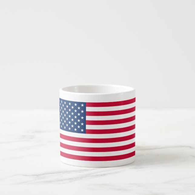 American Flag Espresso Mug (Front)