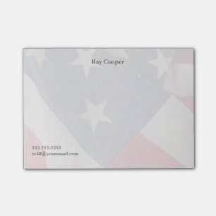 American flag fade post-it notes